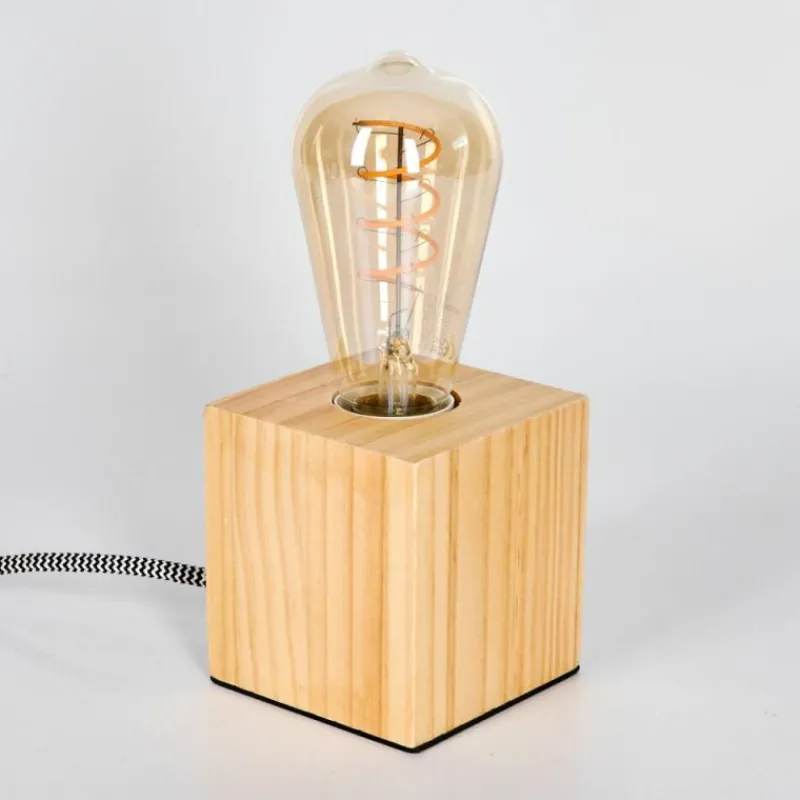 Luminaires Scandinaves-hofstein Tallsebo Lampe à poser Écru, 1 lumière