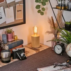 Luminaires Scandinaves-hofstein Tallsebo Lampe à poser Écru, 1 lumière