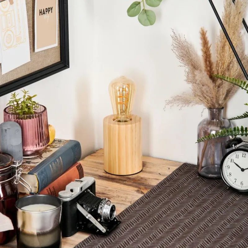 Luminaires Scandinaves-hofstein Tallsebo Lampe à poser Écru, 1 lumière