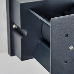 hofstein Tamarin Lampe murale d´extérieur, Luminaire Up & Down, Applique murale LED Gris, Argenté, 1 lumière