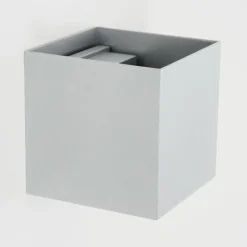 hofstein Tamarin Lampe murale d´extérieur, Luminaire Up & Down, Applique murale LED Gris, Argenté, 1 lumière