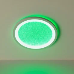 Lampes Industrielles-Luminaires Brilliant Tanida Panel LED Blanc, 1 lumière, Télécommandes