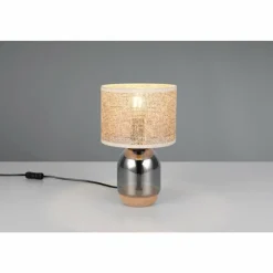 Luminaires Trio Tara Lampe à poser Chrome, 1 lumière