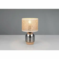 Luminaires Trio Tara Lampe à poser Chrome, 1 lumière