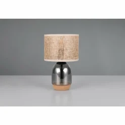 Luminaires Trio Tara Lampe à poser Chrome, 1 lumière