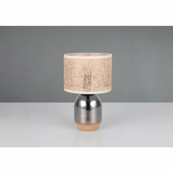 Luminaires Trio Tara Lampe à poser Chrome, 1 lumière