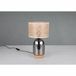 Luminaires Trio Tara Lampe à poser Chrome, 1 lumière