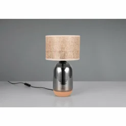 Luminaires Trio Tara Lampe à poser Chrome, 1 lumière