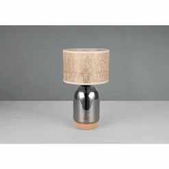 Luminaires Trio Tara Lampe à poser Chrome, 1 lumière