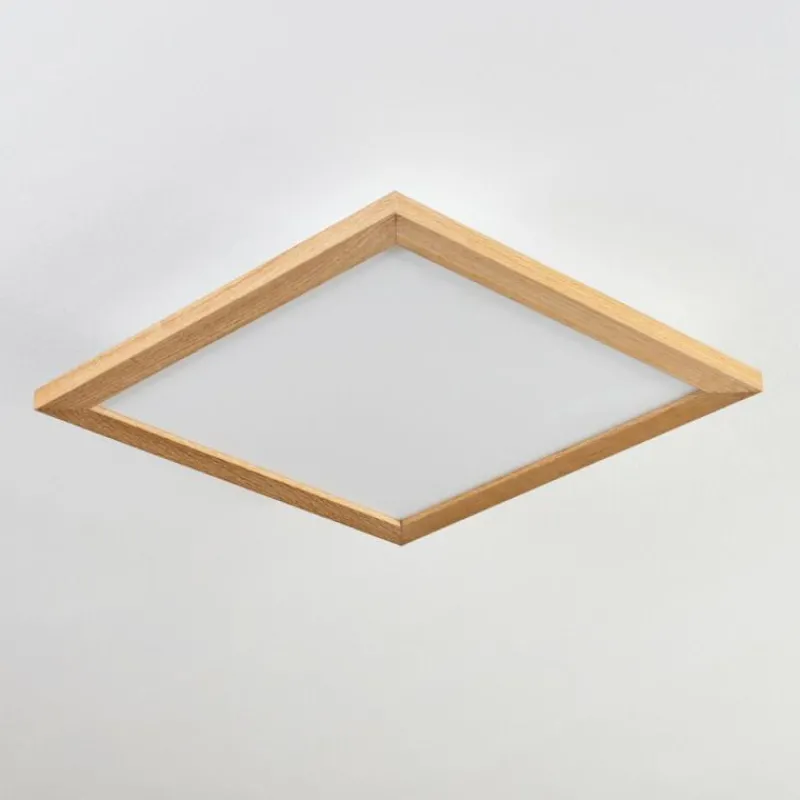 Luminaires Scandinaves-hofstein Tavlov Plafonnier, Panel LED Couleur bois, 1 lumière