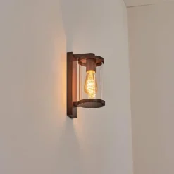 hofstein Telhada Luminaire extérieur, Lampe murale d´extérieur Rouille, 1 lumière