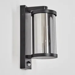 hofstein Telhada Luminaire extérieur, Lampe murale d´extérieur Noir, 1 lumière, Détecteur de mouvement