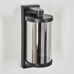 hofstein Telhada Luminaire extérieur, Lampe murale d´extérieur Noir, 1 lumière, Détecteur de mouvement