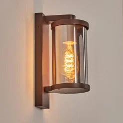 hofstein Telhada Luminaire extérieur, Lampe murale d´extérieur Rouille, 1 lumière