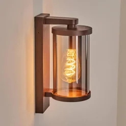 hofstein Telhada Luminaire extérieur, Lampe murale d´extérieur Rouille, 1 lumière