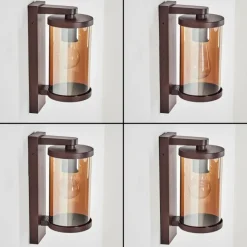 hofstein Telhada Luminaire extérieur, Lampe murale d´extérieur Rouille, 1 lumière