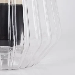 hofstein Telhais Lampe à poser, Liseuse Noir, Transparent, 1 lumière