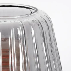 hofstein Telhais Lampe à poser, Liseuse Fumée, Noir, 1 lumière