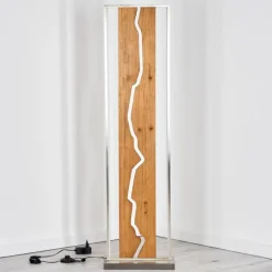 hofstein Terre Lampadaire LED Écru, Noir, Blanc, 1 lumière