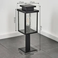 hofstein Tieva Borne lumineuse, Eclairage de chemin Noir, 1 lumière