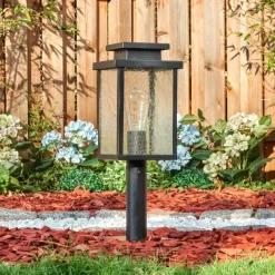 hofstein Tieva Borne lumineuse, Eclairage de chemin Noir, 1 lumière