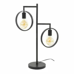 hofstein Tischleuchte Lampe à poser Anthracite, 2 lumières* Lampes À Poser