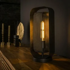 hofstein Tischleuchte Lampe à poser Anthracite, 1 lumière* Lampes À Poser