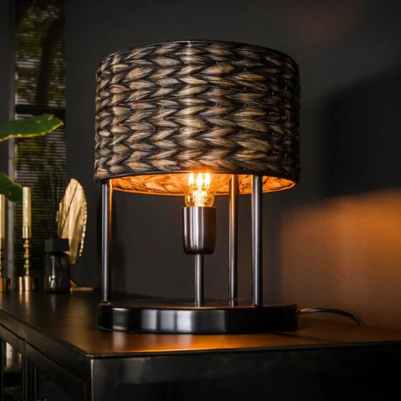 hofstein Tischleuchte Lampe à poser Brun foncé, 1 lumière* Lampes À Poser