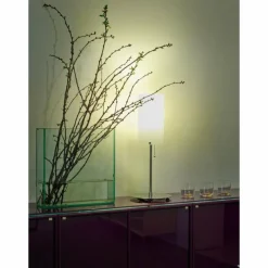 Luminaires Tecnolumen TLWS 4 Tecnolumen Lampe à poser Nickel mat, 1 lumière