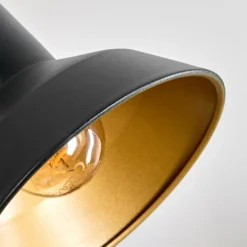 Lampes Dorées-hofstein Toftbyn Suspension Noir, 7 lumières