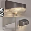 hofstein Tolerud Lampe murale d´extérieur LED Gris, Argenté, 1 lumière, Détecteur de mouvement