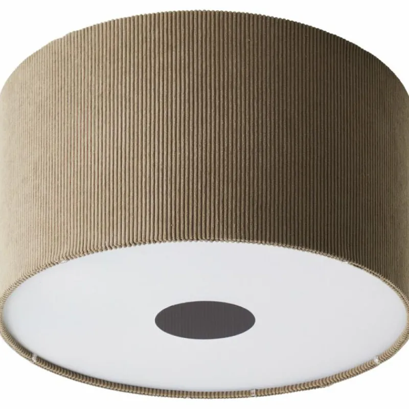 Lampes En Tissu-Luminaires Brilliant Tony Plafonnier Gris, 1 lumière