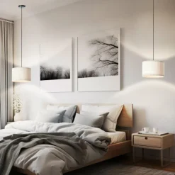 Lampes En Tissu-Luminaires Brilliant Tony Suspension Noir, 1 lumière