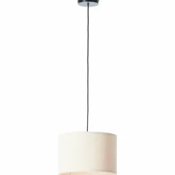 Lampes En Tissu-Luminaires Brilliant Tony Suspension Noir, 1 lumière