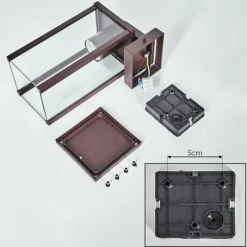 hofstein Tourega Lampe murale d´extérieur Rouille, 1 lumière