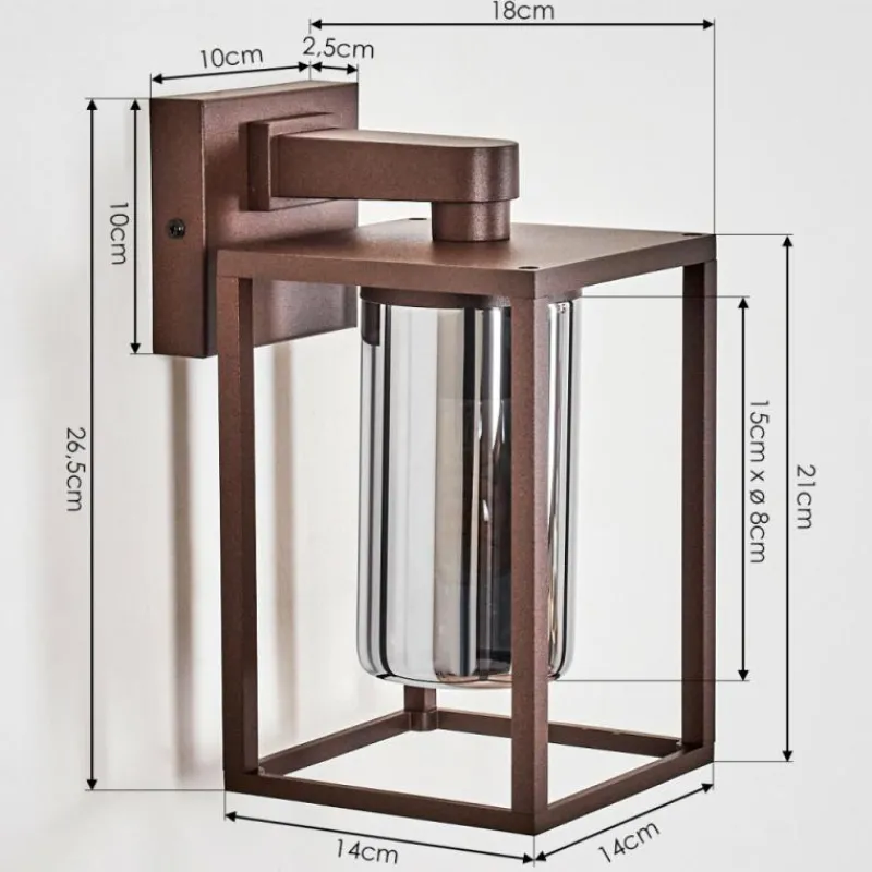 hofstein Trancozelos Lampe murale d´extérieur Rouille, 1 lumière