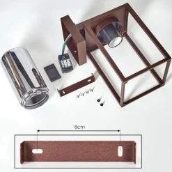 hofstein Trancozelos Lampe murale d´extérieur Rouille, 1 lumière