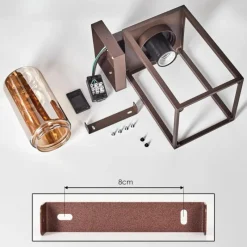 hofstein Trancozelos Lampe murale d´extérieur Rouille, 1 lumière