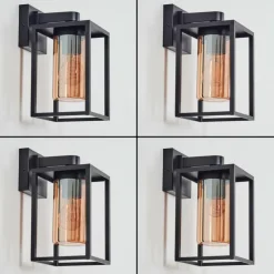 hofstein Trancozelos Lampe murale d´extérieur Noir, 1 lumière