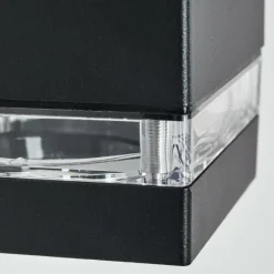 hofstein Travassos Lampe murale d´extérieur, Luminaire Up & Down Noir, 2 lumières