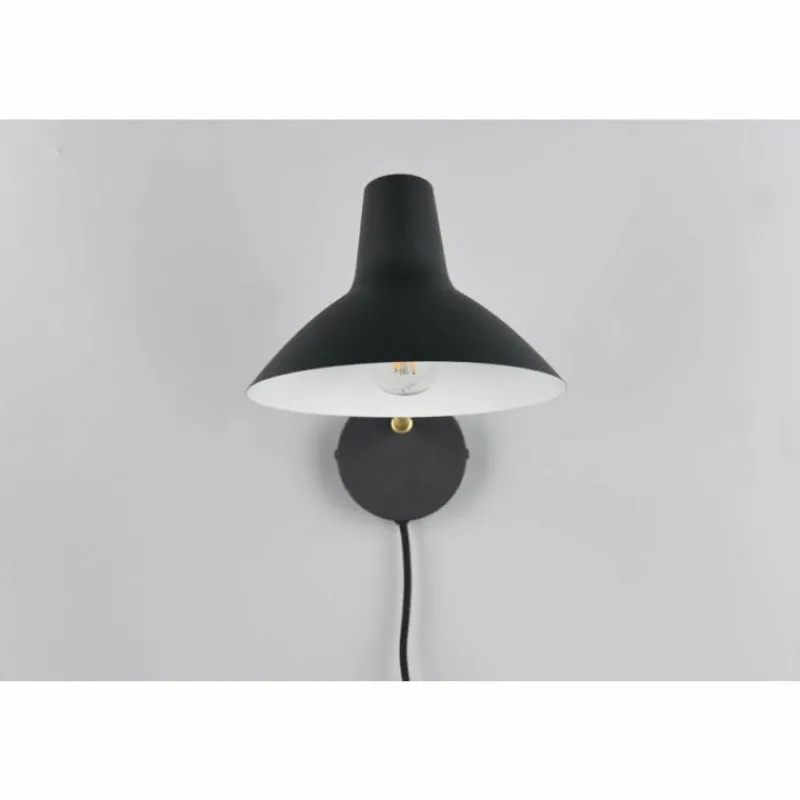 Lampes Dorées-Luminaires Trio Traveller Applique murale Noir doré, 1 lumière