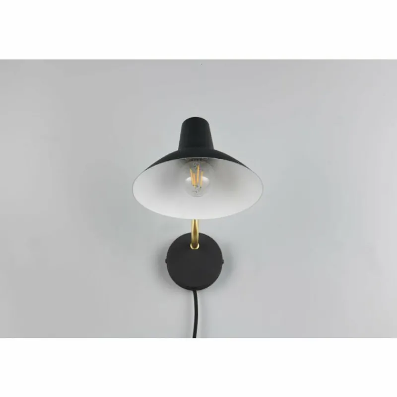 Lampes Dorées-Luminaires Trio Traveller Applique murale Noir doré, 1 lumière