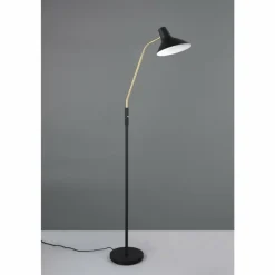 Lampes Dorées-Luminaires Trio Traveller Lampadaire Noir doré, 1 lumière