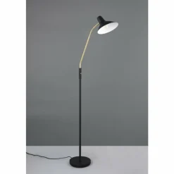 Lampes Dorées-Luminaires Trio Traveller Lampadaire Noir doré, 1 lumière