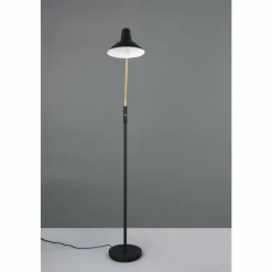 Lampes Dorées-Luminaires Trio Traveller Lampadaire Noir doré, 1 lumière