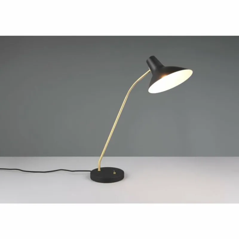 Lampes Dorées-Luminaires Trio Traveller Lampe à poser Noir doré, 1 lumière