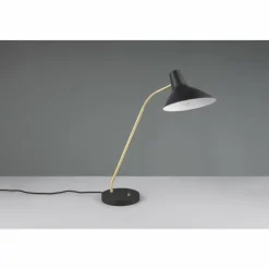 Lampes Dorées-Luminaires Trio Traveller Lampe à poser Noir doré, 1 lumière