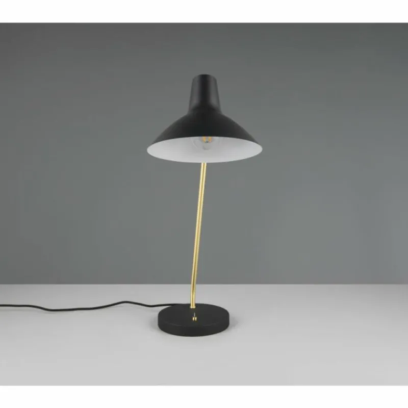 Lampes Dorées-Luminaires Trio Traveller Lampe à poser Noir doré, 1 lumière