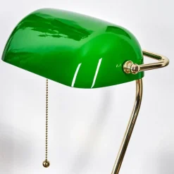 hofstein Tremoceira Lampe de banquier, Lampe de bureau, Lampe à poser Laiton, 1 lumière