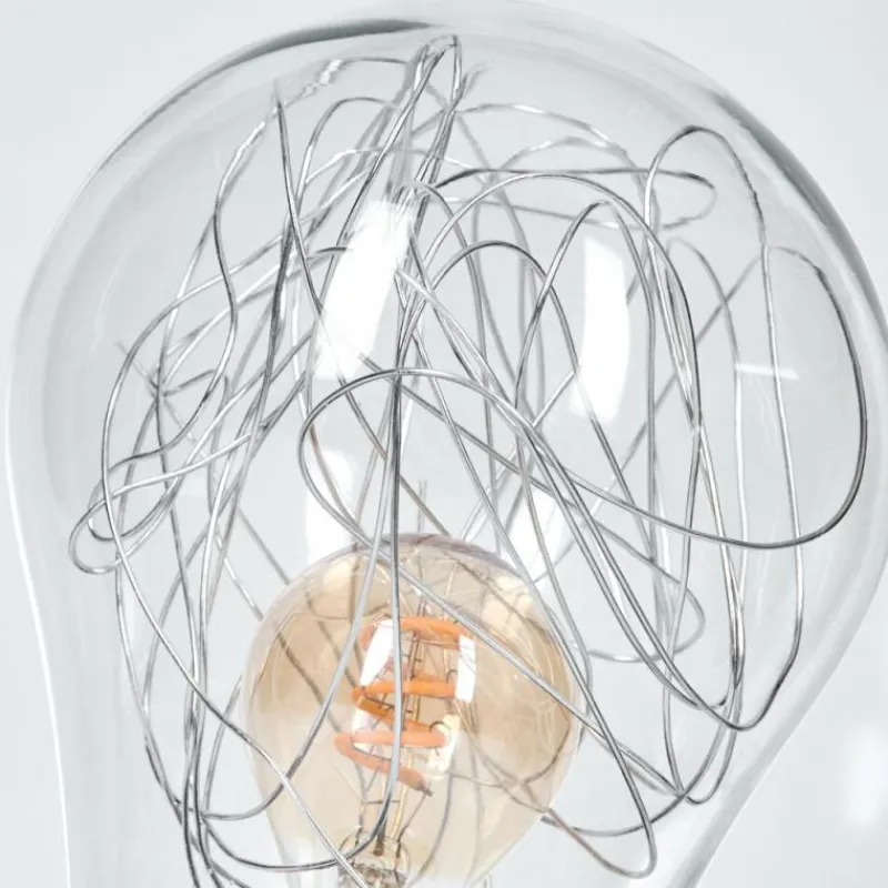 hofstein Tryan Lampe de bureau, Lampe à poser Chrome, 1 lumière